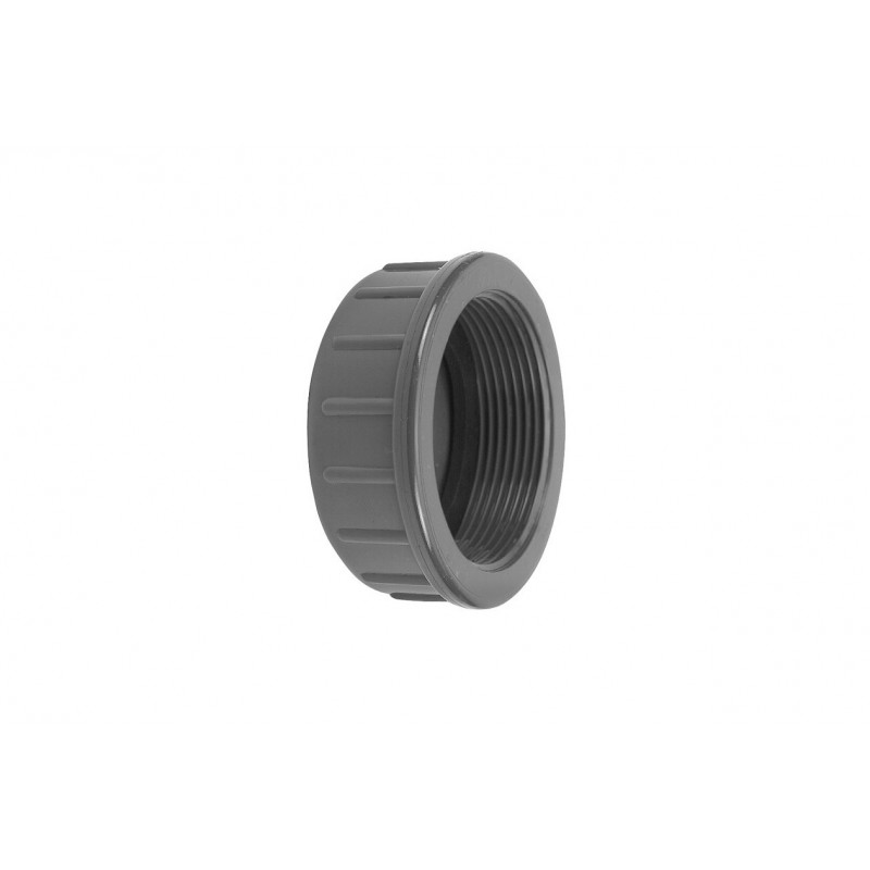 Bouchon PVC Pression 1"1/4 PN16 Taraudé / Femelle à visser Bouchon PVC Pression 1"1/4 PN16 Taraudé / Femelle à visser