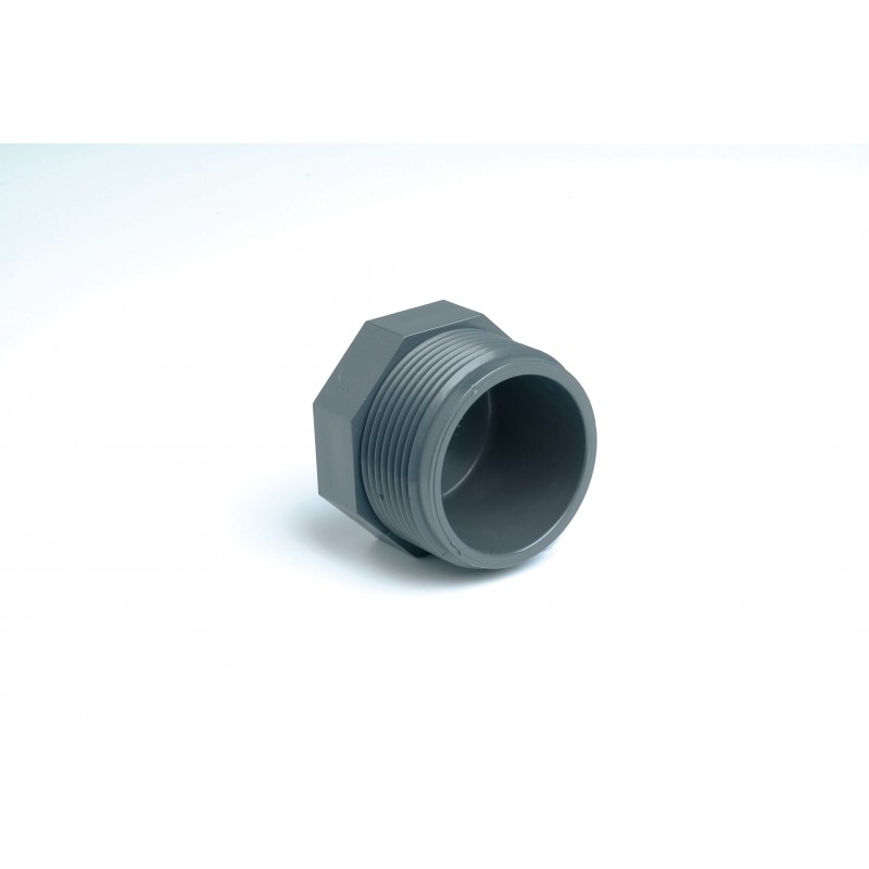 Bouchon PVC Pression 4" PN16 Fileté / Mâle à visser
