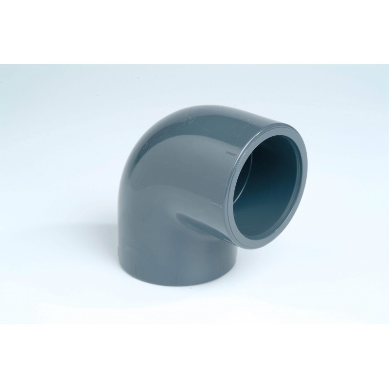 Coude PVC Pression 90° Diamètre 12 PN16 à coller