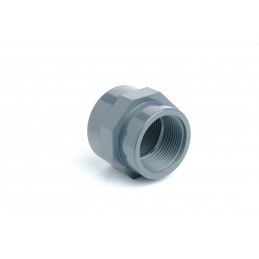 Manchon PVC Pression Diamètre 1"1/2 PN16 FF à visser