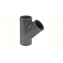 Té PVC Pression 45° Diamètre 50 PN16 à coller