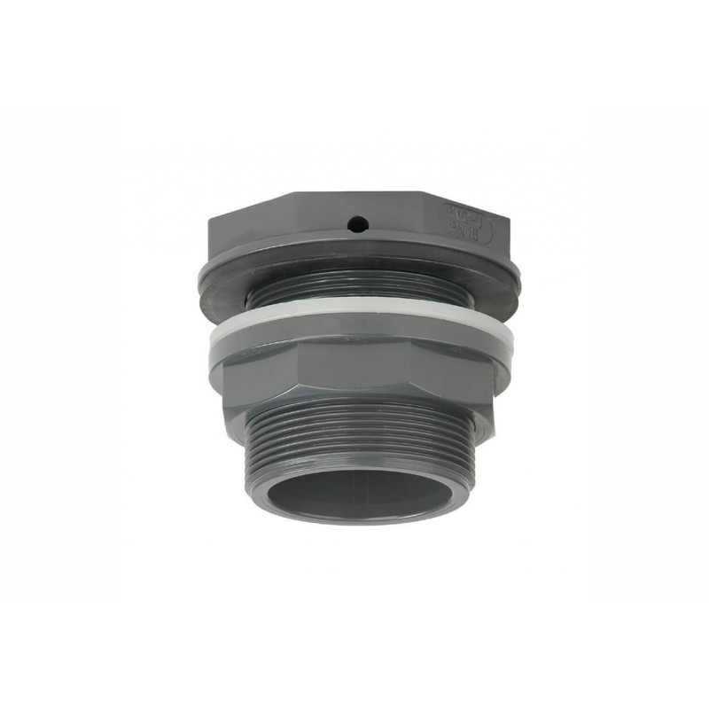 Traversée de Paroi PVC Pression Diamètre 25x1"1/4 Traversée de Paroi PVC Pression Diamètre 25x1"1/4