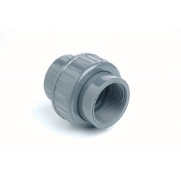 Union 3 pièces PVC Diamètre 25x3/4" PN16 FF à visser