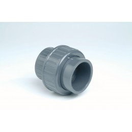 Union 3 pièces PVC Diamètre 50 PN16 FF à coller