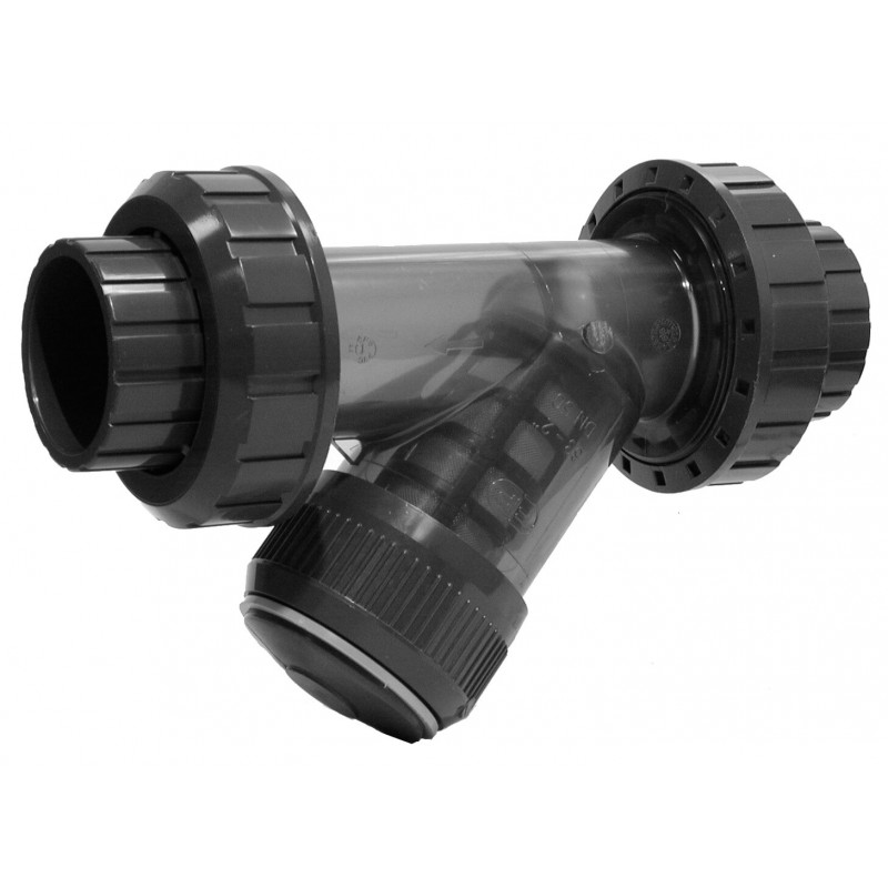 Filtre Tamis PVC Pression Diamètre 40 PN16 FF à coller Filtre Tamis PVC Pression Diamètre 40 PN16 FF à coller