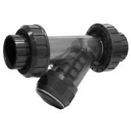 Filtre Tamis PVC Pression Diamètre 63 PN16 FF à coller