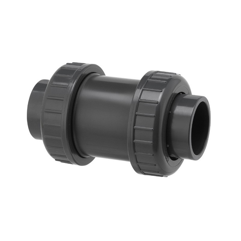 Clapet de Retenue PVC Pression Diamètre 32 PN16 FPM à coller Clapet de Retenue PVC Pression Diamètre 32 PN16 FPM à coller
