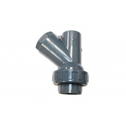 Clapet Y PVC Pression Diamètre 50 PN10 FF à coller